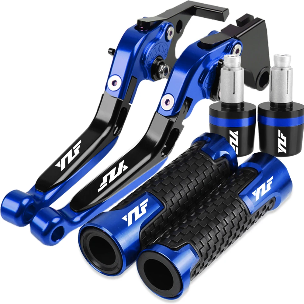 

2023 YZF R125 Motorcycle Adjustable Brake Clutch Levers Handle Handlebar grips ends For YAMAHA YZFR125 2014- 2021 2022 Allyears