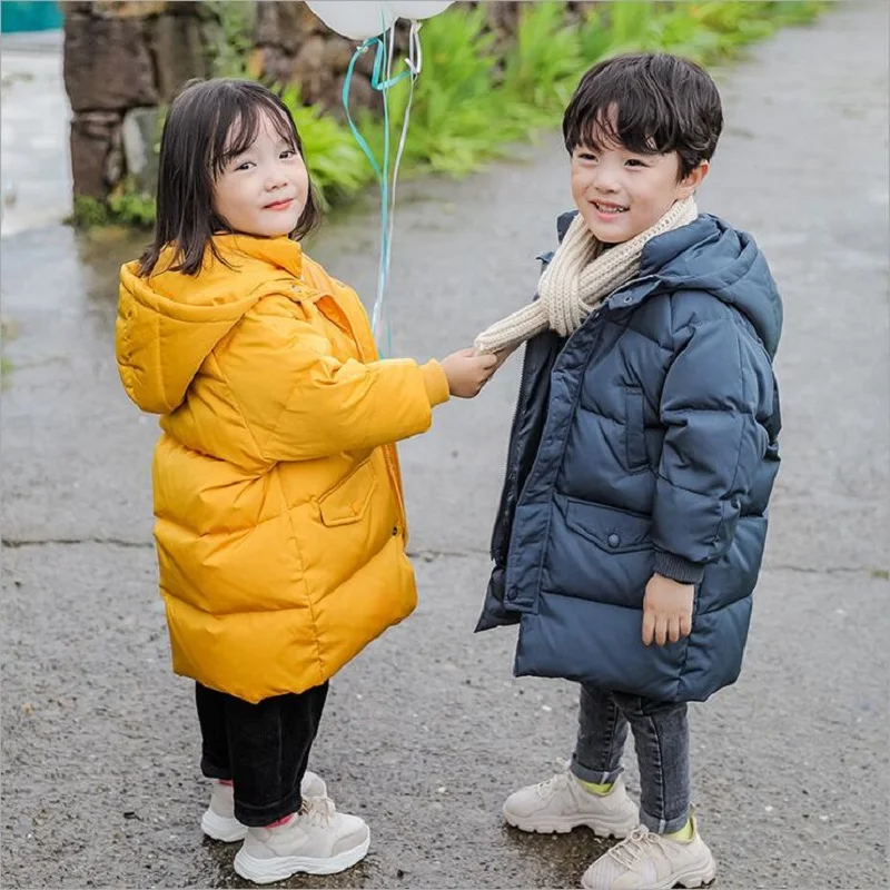 2022Winter 3-13Years Old Children's OutwearDown Jacket Boys Girls Long Thickened Warm Solid Hooded Down Coat For Kids Clothes
2022Winter 3-13Years Old Children's OutwearDown Jacket Boys Girls Long Thickened Warm Solid Hooded Down Coat For Kids Clothes