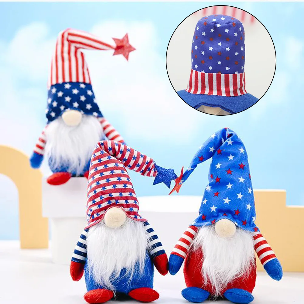 Independence Day Gnome Plush Doll American 4th Of July Patriotic Gnome Plush Faceless Doll Decorations Gnome Dwarf Doll
Independence Day Gnome Plush Doll American 4th Of July Patriotic Gnome Plush Faceless Doll Decorations Gnome Dwarf Doll