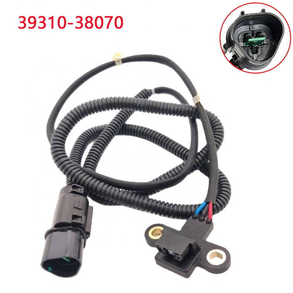Датчик положения коленчатого вала для Hyundai Santa Fe 2.4L 2001-2006 39310-38070, идеально подходит для автомобильных аксессуаров
Датчик положения коленчатого вала для Hyundai Santa Fe 2.4L 2001-2006 39310-38070, идеально подходит для автомобильных аксессуаров