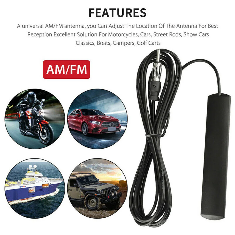 Car Truck Boat Universal AM/FM Antenna Car Radio Stereo Antenna AM FM 100% Brand New 12V Black Windshield Part
Car Truck Boat Universal AM/FM Antenna Car Radio Stereo Antenna AM FM 100% Brand New 12V Black Windshield Part