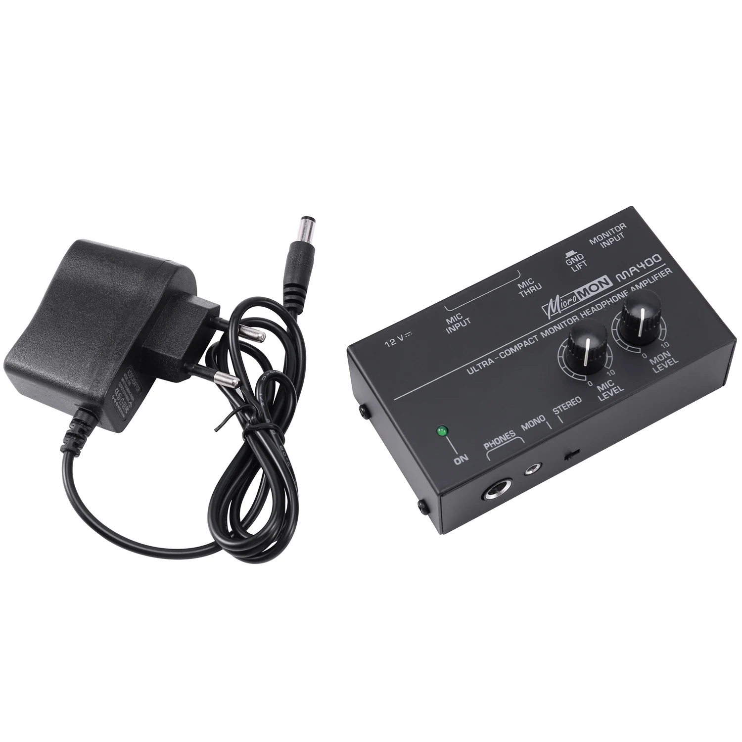 Ma400 Headphone Preamplifier Microphone Preamplifier Headphone Preamplifier Personal Monitor Mixer,Eu Plug
Ma400 Headphone Preamplifier Microphone Preamplifier Headphone Preamplifier Personal Monitor Mixer,Eu Plug
