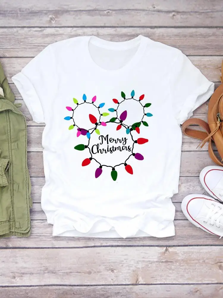 Merry Christmas Happy New Year Short Sleeve Women Female Graphic Tee Clothes Lady Clothing Printed Fashion Casual T-shirts
Merry Christmas Happy New Year Short Sleeve Women Female Graphic Tee Clothes Lady Clothing Printed Fashion Casual T-shirts