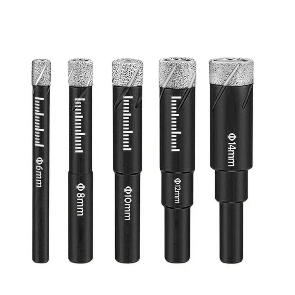 1PC 6/8/10/12/14mm Diamond Dry Drill Bits Hole Saw Cutter Marble Ceramic Tile Brazed Dry Tile Electric Drill Parts Bit
1PC 6/8/10/12/14mm Diamond Dry Drill Bits Hole Saw Cutter Marble Ceramic Tile Brazed Dry Tile Electric Drill Parts Bit