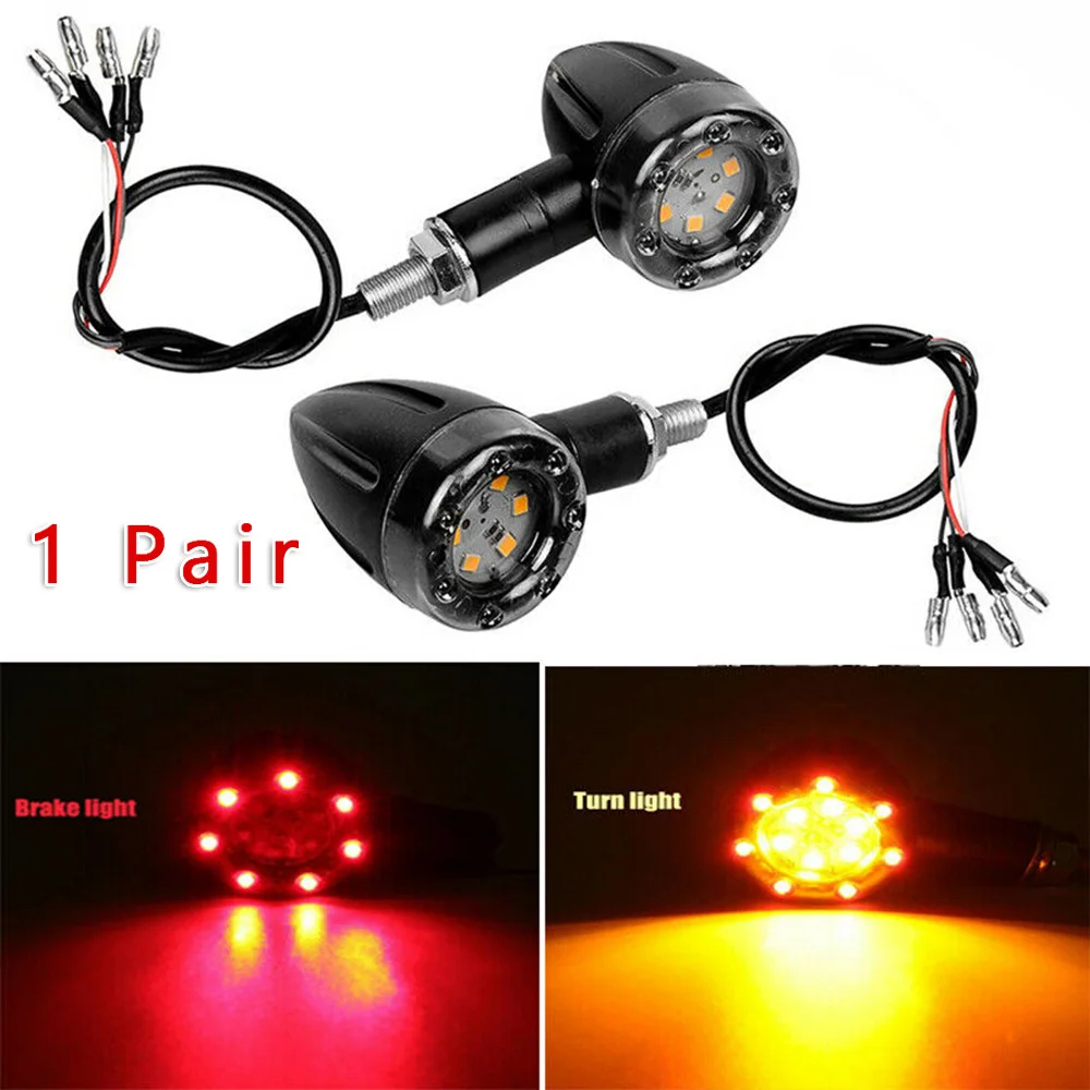 1pair Motorcycle Universal 12V LED Turn Signal Tail Lights LED Brake Lamp For Honda Suzuki Kawasaki Indicators Lighting
1pair Motorcycle Universal 12V LED Turn Signal Tail Lights LED Brake Lamp For Honda Suzuki Kawasaki Indicators Lighting