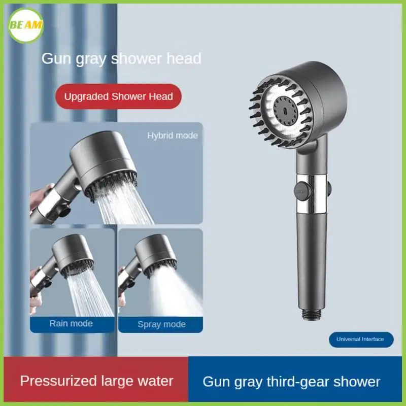Pressurized Shower Nozzle Gun Grey Waterproof And Moisture-proof Bathroom Shower Filter Shower Head Abs Thickened Material
Pressurized Shower Nozzle Gun Grey Waterproof And Moisture-proof Bathroom Shower Filter Shower Head Abs Thickened Material