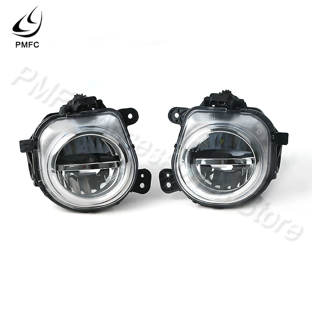 

PMFC For BMW X3 F25 X4 F26 X5 F15 F85 2014 2015 2016 Front Bumper DRL Driving Lamp LED Fog Light Lamp 63177317251 63177317252