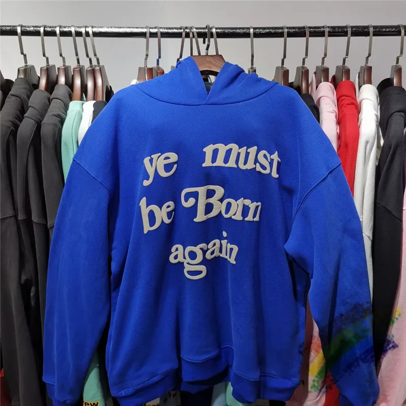 Blue Foam Printing Ye Must Be Born Again Hoodie Men Women CPFM.XYZ Pullovers Kanye West Hoody
Blue Foam Printing Ye Must Be Born Again Hoodie Men Women CPFM.XYZ Pullovers Kanye West Hoody
