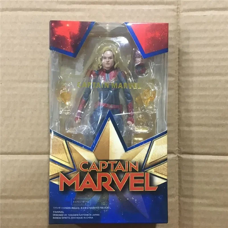 Экшн-фигурки SHF Мстители Капитан Marvel, игрушка 15 см, подвижные статуи, модель куклы, коллекционные украшения, подарки
Экшн-фигурки SHF Мстители Капитан Marvel, игрушка 15 см, подвижные статуи, модель куклы, коллекционные украшения, подарки