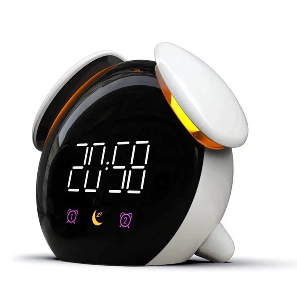 Alarm Clock Silent Intelligent Fun Colorful Electronic Digita Creative Clock Led Table Watch Desk Clock Luminous Kid Gift
Alarm Clock Silent Intelligent Fun Colorful Electronic Digita Creative Clock Led Table Watch Desk Clock Luminous Kid Gift