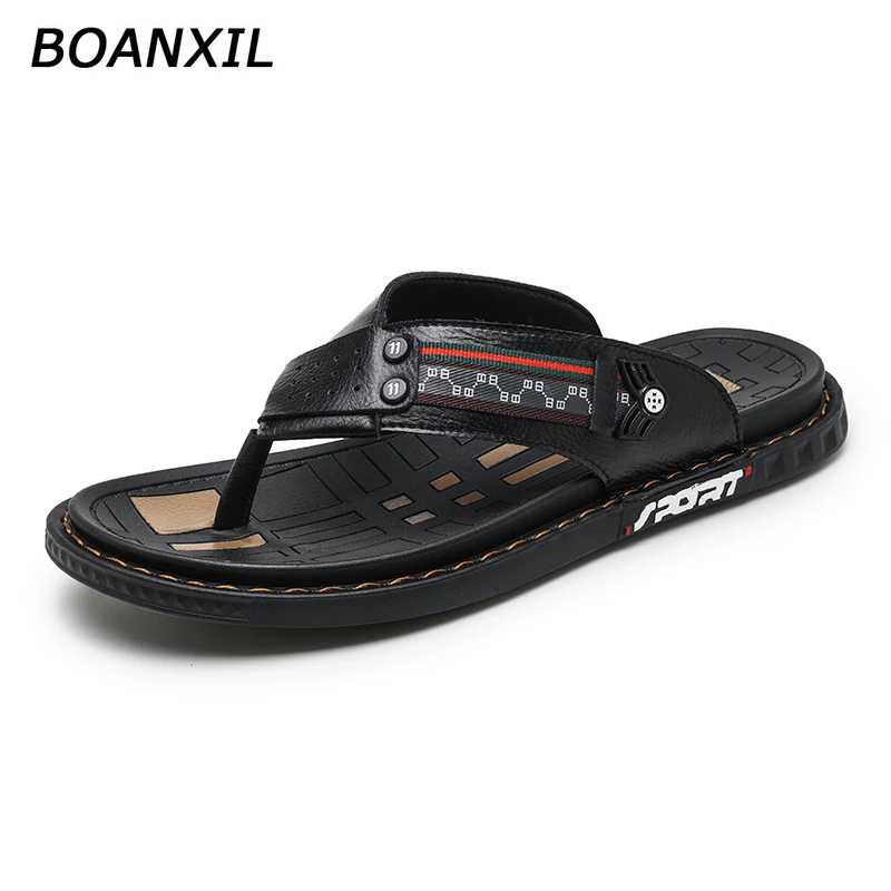 BOANXIL New Men's Flip Flops Sandals Breathable Sandals Cool Street Slippers Summer Flip Flops Comfort Non-Slip EVA Beach Shoes
BOANXIL New Men's Flip Flops Sandals Breathable Sandals Cool Street Slippers Summer Flip Flops Comfort Non-Slip EVA Beach Shoes