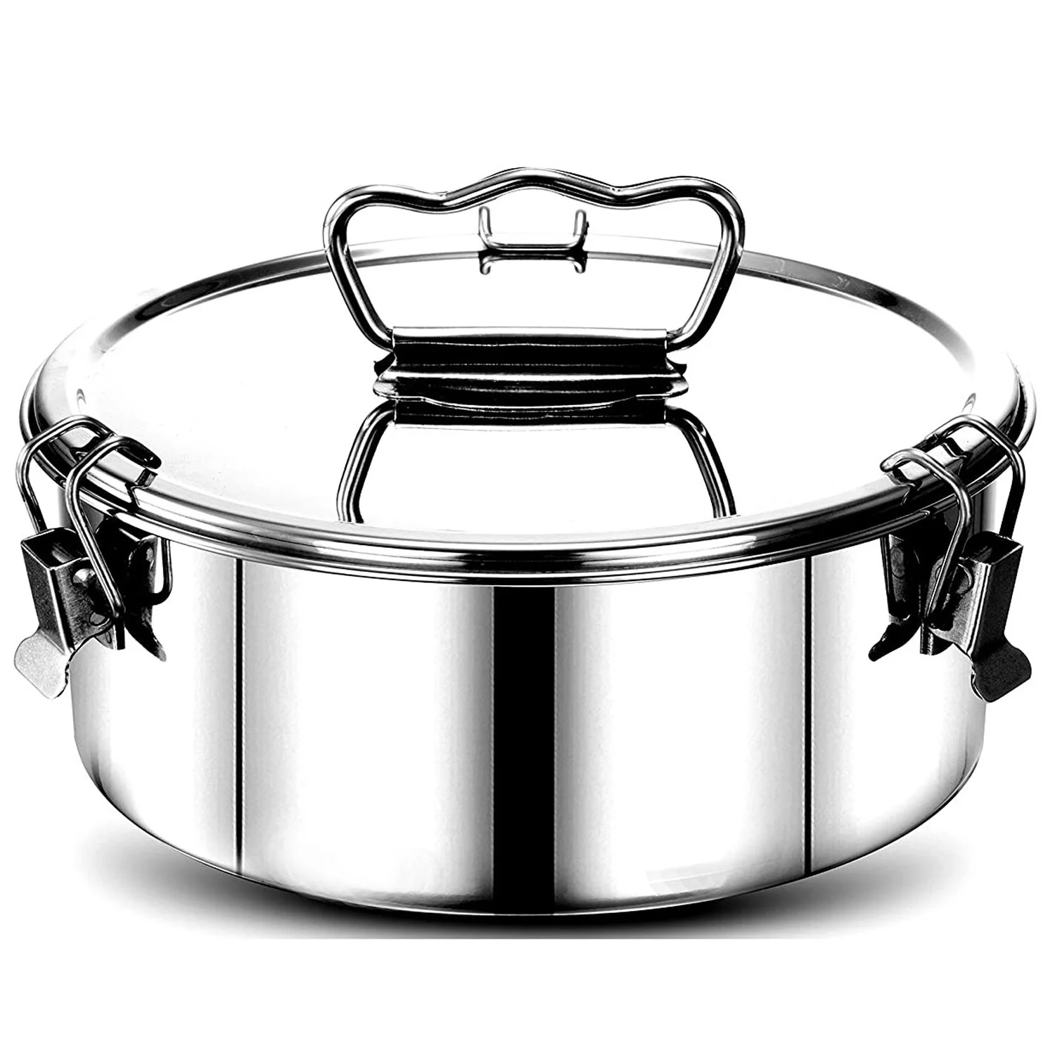 Stainless Steel Flan Mold with Lid and Easy Lift Handle, Accessories for 6, 8 Qt Baking, 2-Qt Cake Pan
Stainless Steel Flan Mold with Lid and Easy Lift Handle, Accessories for 6, 8 Qt Baking, 2-Qt Cake Pan