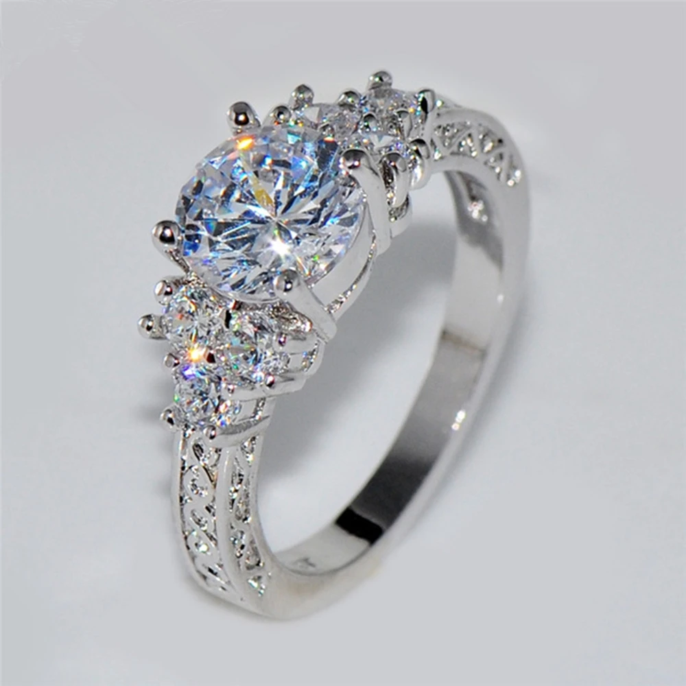 Ювелирные изделия из белого золота с бриллиантами 10KT Lab 5 80/ct | Украшения и