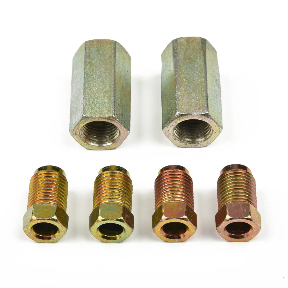 2x 10mm Female Brake Pipe Connectors & 4xs 10mm Male Short Pipe Screw Brake Nuts Brake Pipe Fittings
2x 10mm Female Brake Pipe Connectors & 4xs 10mm Male Short Pipe Screw Brake Nuts Brake Pipe Fittings