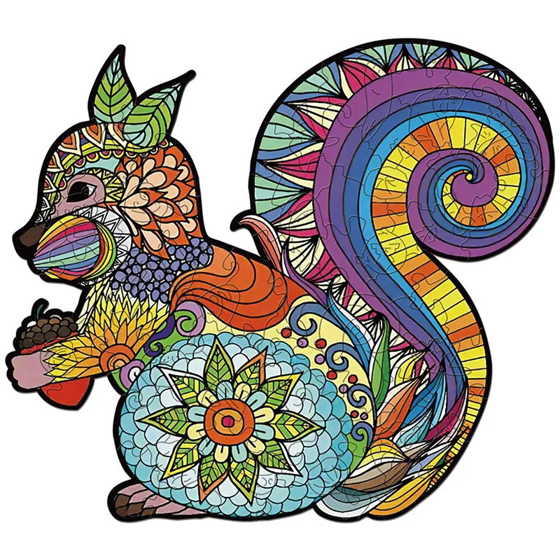 Top Brand Puzzle Squirrel Pieces Kid Adults Wooden Puzzles Animal Montessori Enlightenment Jigsaw Custom Copyright USA Hot Sale
Top Brand Puzzle Squirrel Pieces Kid Adults Wooden Puzzles Animal Montessori Enlightenment Jigsaw Custom Copyright USA Hot Sale