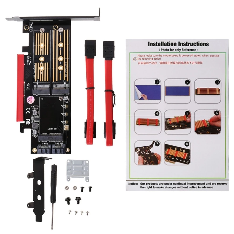 PCI-E 3,0 X16 для M.2 SSD PCIE для M2 адаптер Райзер M ключ B mSATA 2 x 7Pin SATA Порты и разъёмы NVME M2 SSD AHCI mSATA 3 в 1 переходная карта
PCI-E 3,0 X16 для M.2 SSD PCIE для M2 адаптер Райзер M ключ B mSATA 2 x 7Pin SATA Порты и разъёмы NVME M2 SSD AHCI mSATA 3 в 1 переходная карта