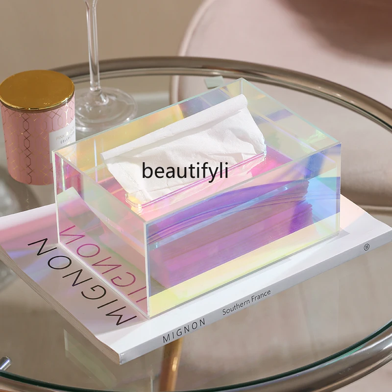 GY Creative and Slightly Luxury Style Acrylic Tissue Box Coffee Table Desk High Sense Napkin Tissue Storage Box
GY Creative and Slightly Luxury Style Acrylic Tissue Box Coffee Table Desk High Sense Napkin Tissue Storage Box