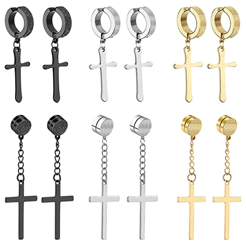 6 пар серег-гвоздиков магнитные клипсы из нержавеющей стали матовые серьги не проколотые кресты подвесные магнитные серьги унисекс
6 пар серег-гвоздиков магнитные клипсы из нержавеющей стали матовые серьги не проколотые кресты подвесные магнитные серьги унисекс