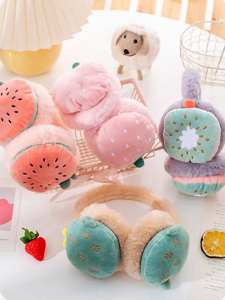 INDJXND Women's Adjustable Cute Fruit Earmuffs Children Winter Ear Warmer Cartoon Plush Earmuffs Outdoorl Protector Headband
INDJXND Women's Adjustable Cute Fruit Earmuffs Children Winter Ear Warmer Cartoon Plush Earmuffs Outdoorl Protector Headband