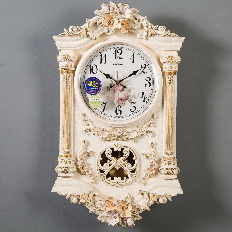 Retro Luxury Wall Clock Metal Belt Pendulum Silent Carved Surface Wall Clock Modern Design Reloj De Pared Living Room Decoration
Retro Luxury Wall Clock Metal Belt Pendulum Silent Carved Surface Wall Clock Modern Design Reloj De Pared Living Room Decoration