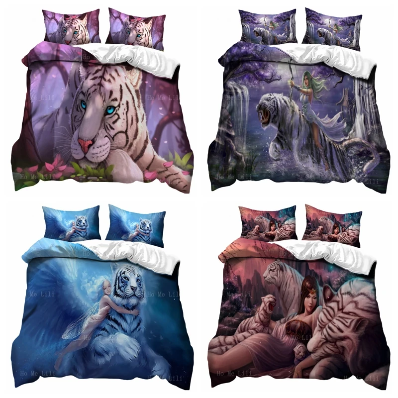 Fairy With White Tiger Dreamlike Night Purple Forest Woman Elf Bow Flower Art World Of Warcraf Hunter Duvet Cover By Ho Me Lili
Fairy With White Tiger Dreamlike Night Purple Forest Woman Elf Bow Flower Art World Of Warcraf Hunter Duvet Cover By Ho Me Lili