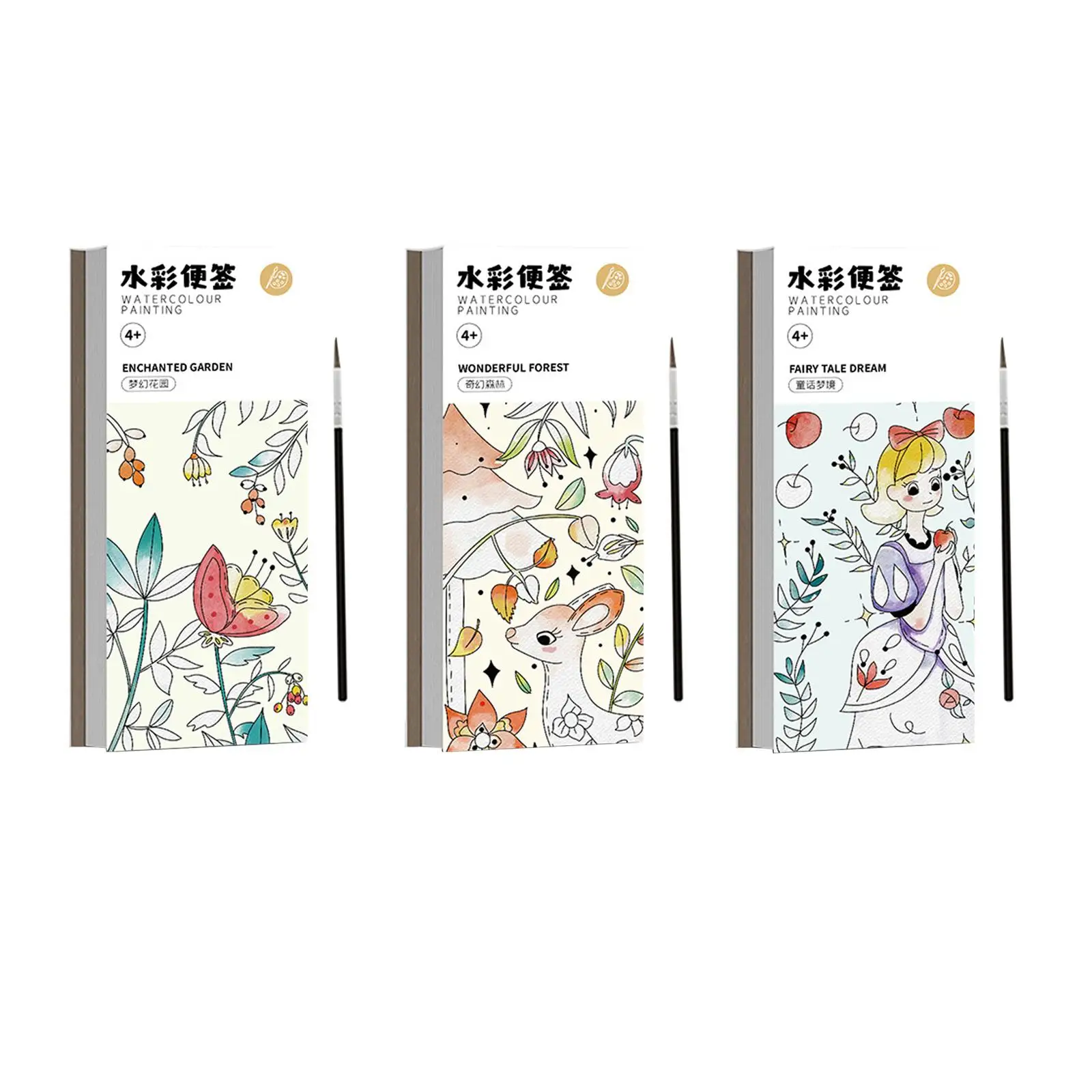 Pocket Watercolor Painting Book Pocket Watercolor Book Coloring Game with Painting Brush coloring Books for Girls Holiday gifts
Pocket Watercolor Painting Book Pocket Watercolor Book Coloring Game with Painting Brush coloring Books for Girls Holiday gifts