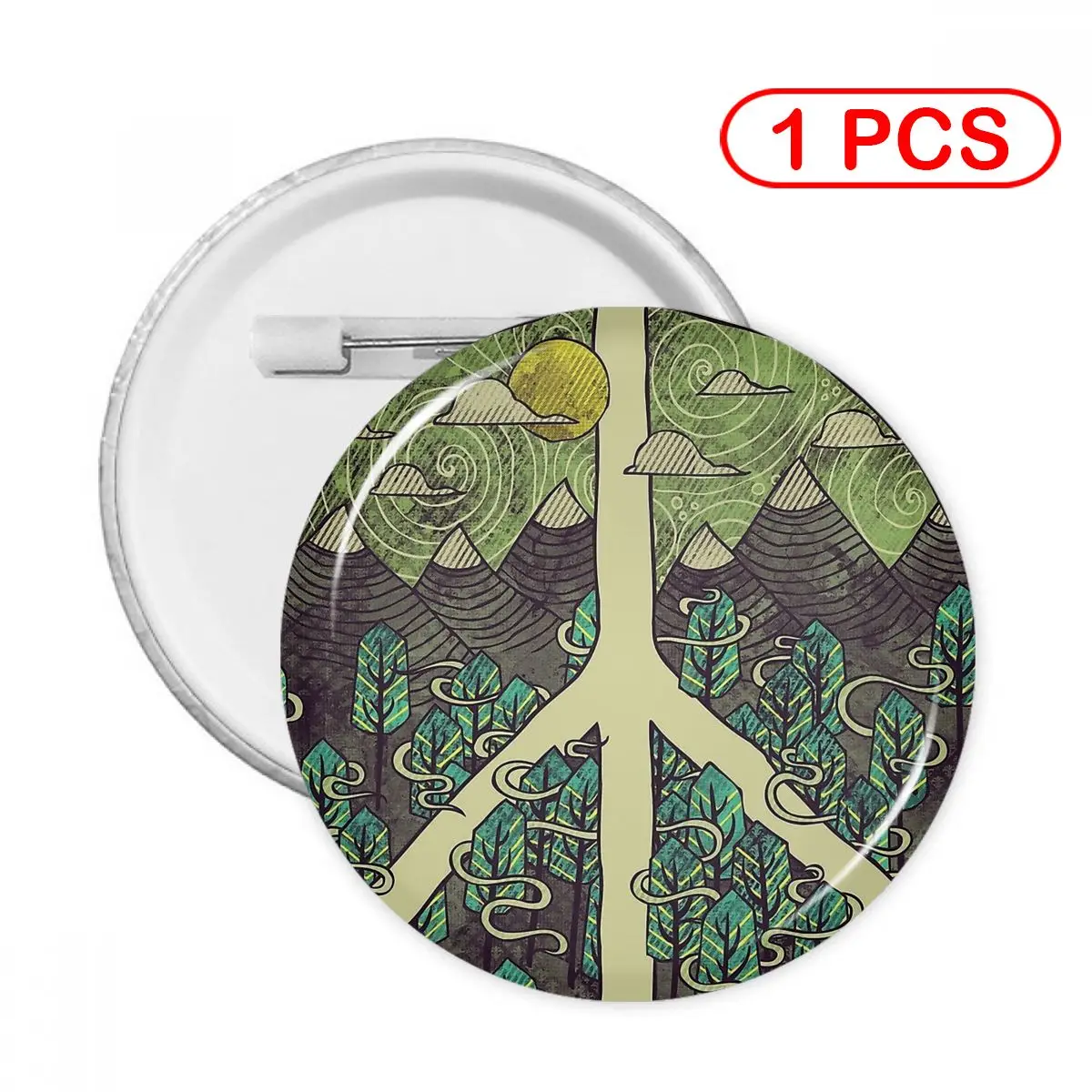 Soft Button Pin Clothes Brooch Creative Pins Jewelry Decor Cute Badge Peaceful Landscape Women Child Lapel
Soft Button Pin Clothes Brooch Creative Pins Jewelry Decor Cute Badge Peaceful Landscape Women Child Lapel