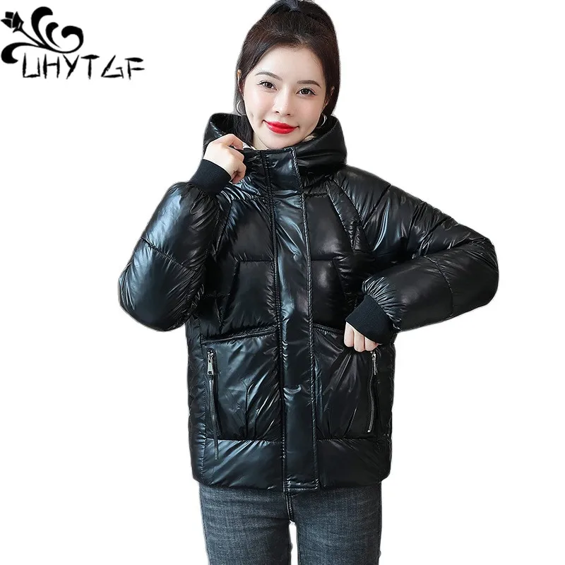 UHYTGF Bright Down Cotton Autumn Winter Coat Women 2022 Hooded Cold-Proof Warm Jacket Female Casual Student Short Overcoat 3XL92
UHYTGF Bright Down Cotton Autumn Winter Coat Women 2022 Hooded Cold-Proof Warm Jacket Female Casual Student Short Overcoat 3XL92