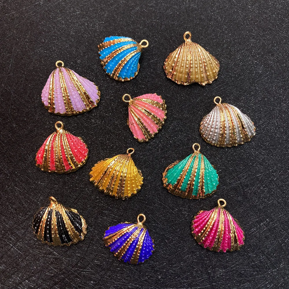 5 Pack Colorful Beautiful Gilt Natural Shell Pendants DIY Handmade Jewelry Making Shell Necklaces Pendant Earrings 20-25mm
5 Pack Colorful Beautiful Gilt Natural Shell Pendants DIY Handmade Jewelry Making Shell Necklaces Pendant Earrings 20-25mm