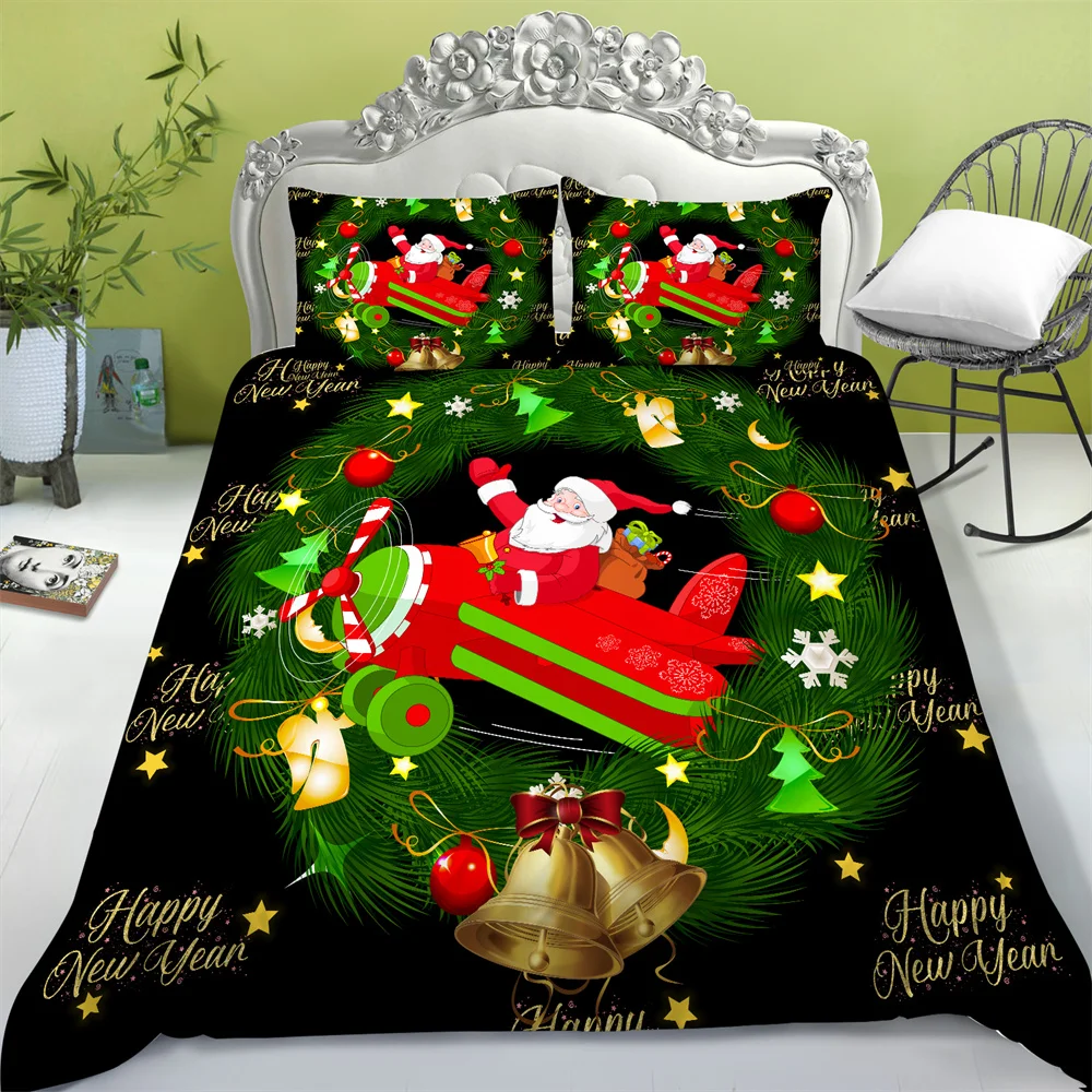 Cartoon Comforter Cover Set Christmas Pattern Bedding Sets Luxury Duvet Covers Man Woman Single Double Size Bedspreads
Cartoon Comforter Cover Set Christmas Pattern Bedding Sets Luxury Duvet Covers Man Woman Single Double Size Bedspreads