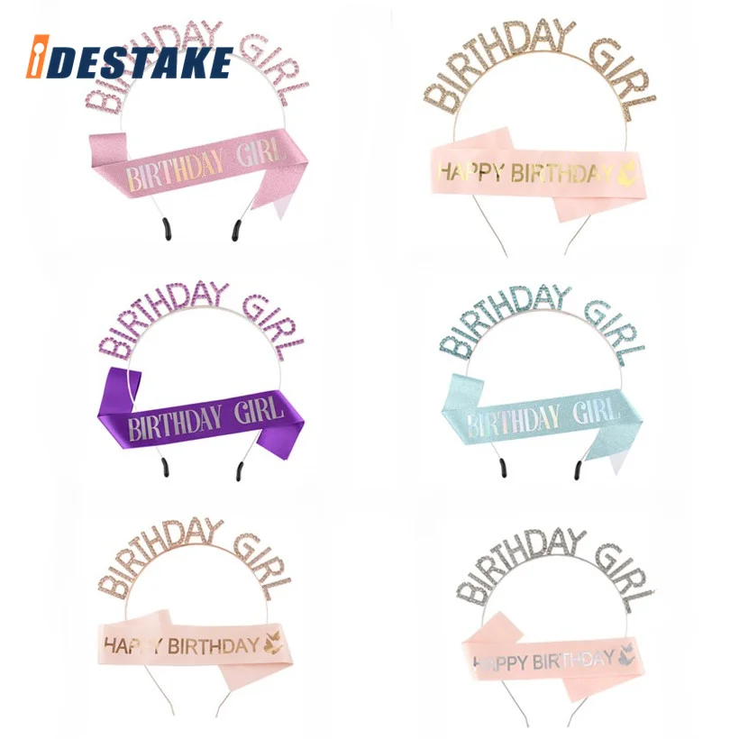 Birthday Party Decor Birthday Girl Letter Rhinestone Crown Shoulder Strap Set Crown Tiara Girl Headwear Jewelry Party Supplies
Birthday Party Decor Birthday Girl Letter Rhinestone Crown Shoulder Strap Set Crown Tiara Girl Headwear Jewelry Party Supplies