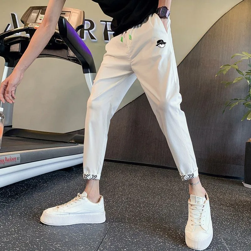2023 Autumn Malbon Horseshoe Pants Men's Breathable Quick Dry Elastic Men Casual Trousers Clothing Jogger Golf Clothes Man Wear
2023 Autumn Malbon Horseshoe Pants Men's Breathable Quick Dry Elastic Men Casual Trousers Clothing Jogger Golf Clothes Man Wear