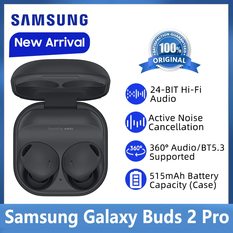 TWS-наушники Samsung Galaxy Buds 2 Pro с активным шумоподавлением и поддержкой Bluetooth
TWS-наушники Samsung Galaxy Buds 2 Pro с активным шумоподавлением и поддержкой Bluetooth