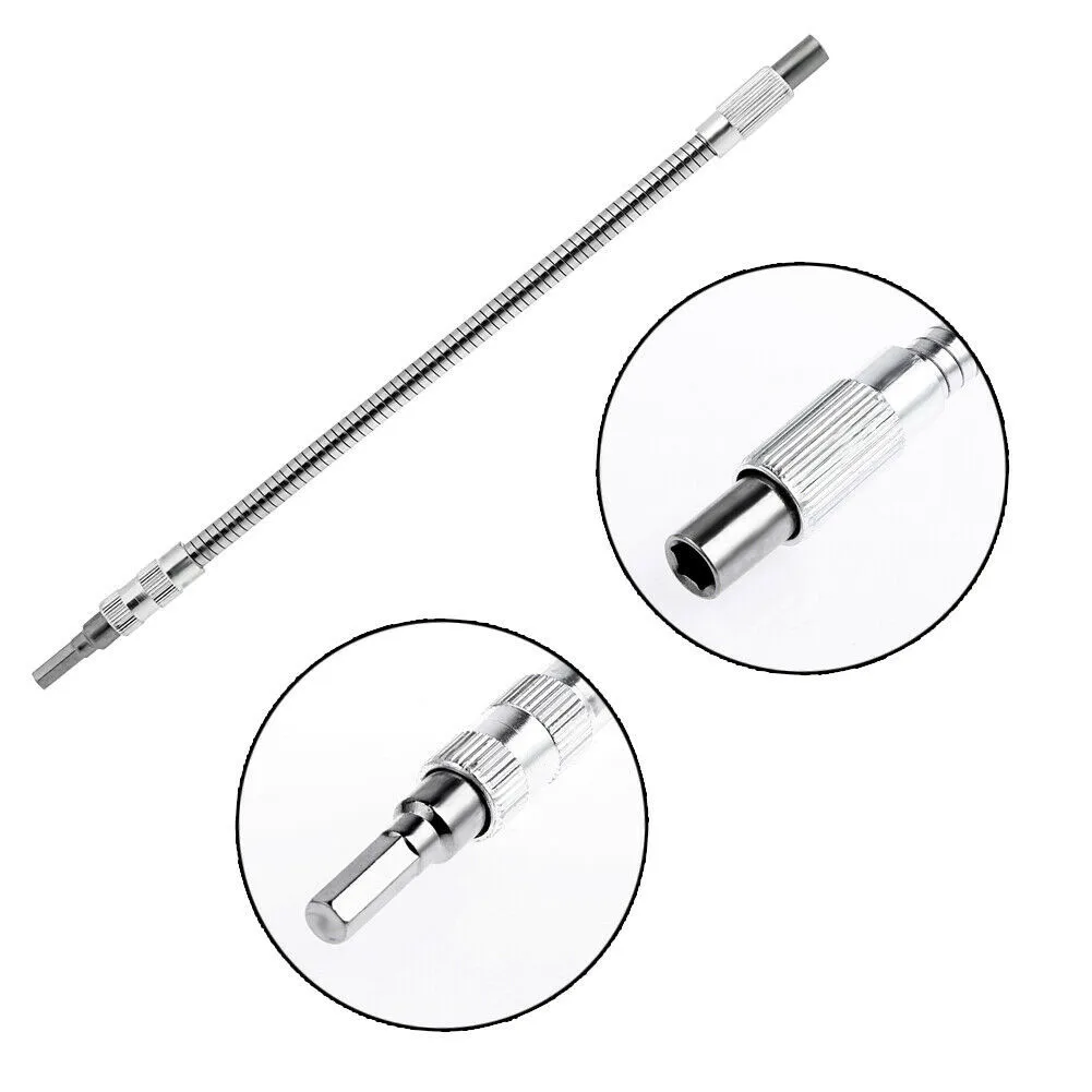 Universal Metal Flexible Shaft 150mm 300mm Electric Drill Metal Extension Screw Bit Connecting Rod 1/4inch Hex Shank
Universal Metal Flexible Shaft 150mm 300mm Electric Drill Metal Extension Screw Bit Connecting Rod 1/4inch Hex Shank