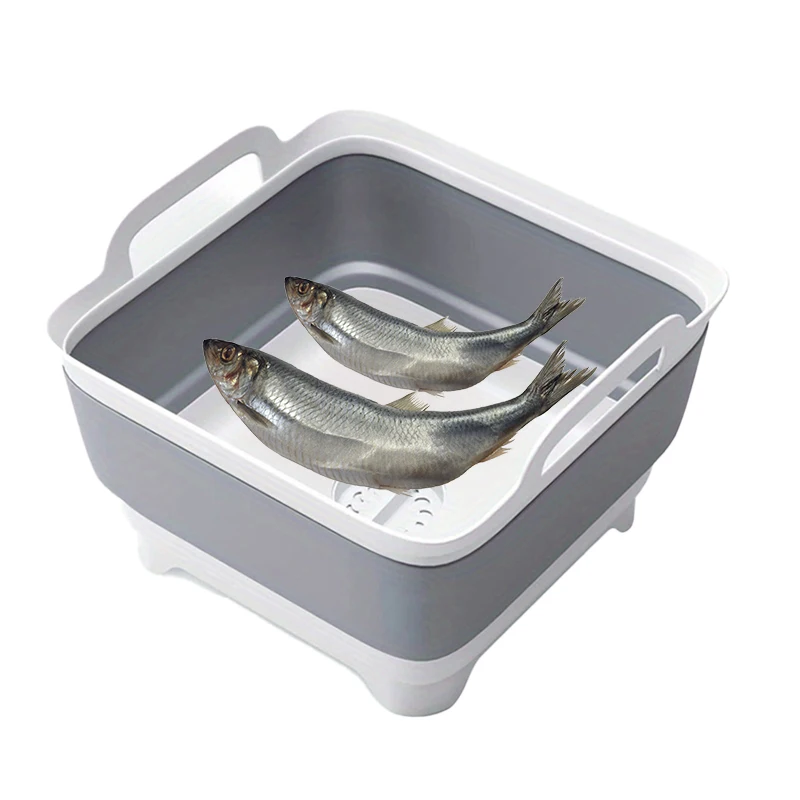Camping Tool Multi-Functional Storage Bag Portable Collapsible Dish Tub With Draining Plug For Laundry Kitchen Fishing Container
Camping Tool Multi-Functional Storage Bag Portable Collapsible Dish Tub With Draining Plug For Laundry Kitchen Fishing Container