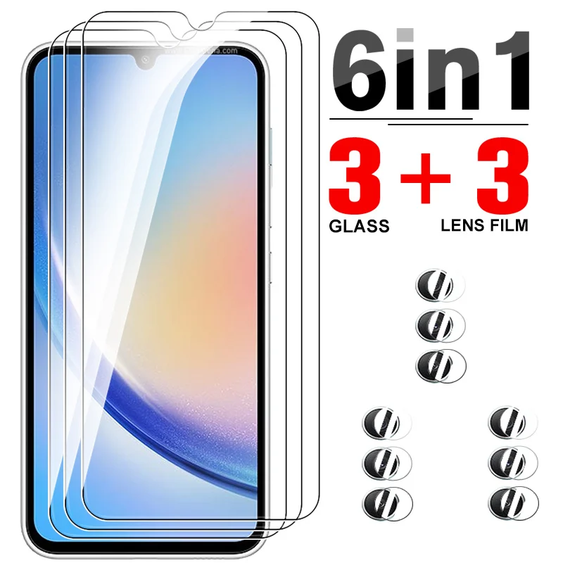 6 в 1, закаленное стекло для Samsung Galaxy A34, Защита экрана для Samsung A34, A 34, 34 А, зеркальный объектив камеры, защитная стеклянная пленка 6,6 дюйма 
6 в 1, закаленное стекло для Samsung Galaxy A34, Защита экрана для Samsung A34, A 34, 34 А, зеркальный объектив камеры, защитная стеклянная пленка 6,6 дюйма