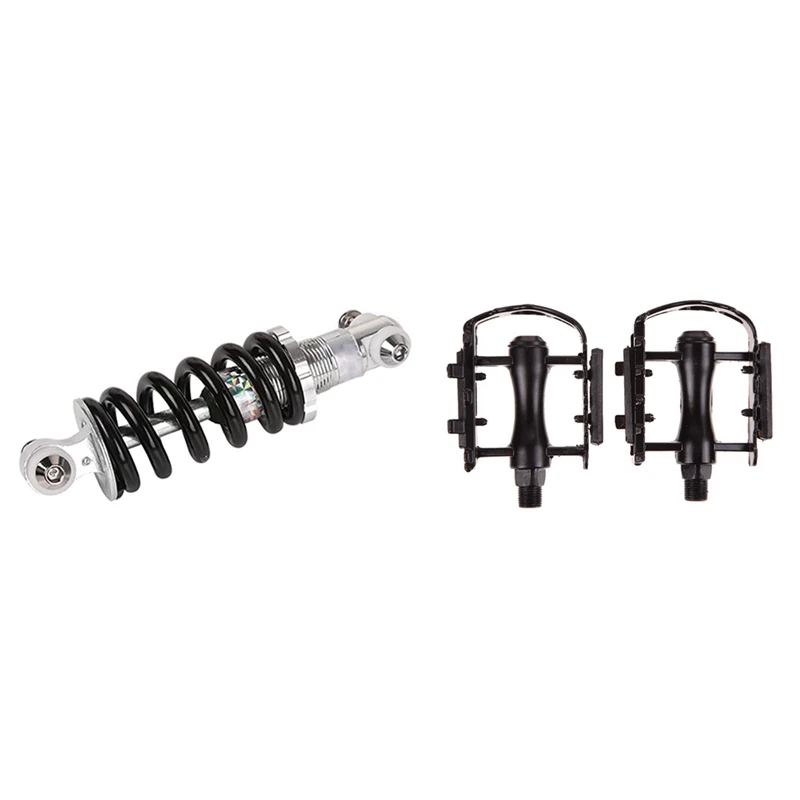1X Mountain Folding Bike Rear Suspension Shock Spring Absorber & 1Pair Bike Bicycle Pedals MTB Bike Part Pedal
1X Mountain Folding Bike Rear Suspension Shock Spring Absorber & 1Pair Bike Bicycle Pedals MTB Bike Part Pedal