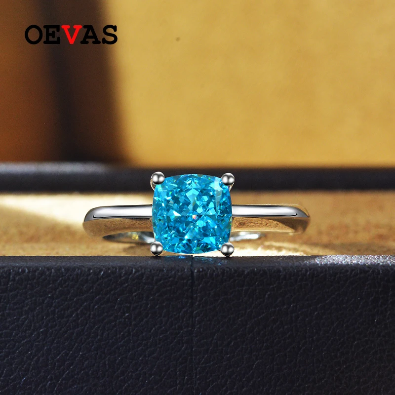 OEVAS 100% 925 пробы серебряные 7*7 мм Розовые Желтые аквамариновые высокоуглеродистые бриллиантовые изменяемые кольца для женщин сверкающие юве...
OEVAS 100% 925 пробы серебряные 7*7 мм Розовые Желтые аквамариновые высокоуглеродистые бриллиантовые изменяемые кольца для женщин сверкающие юве...