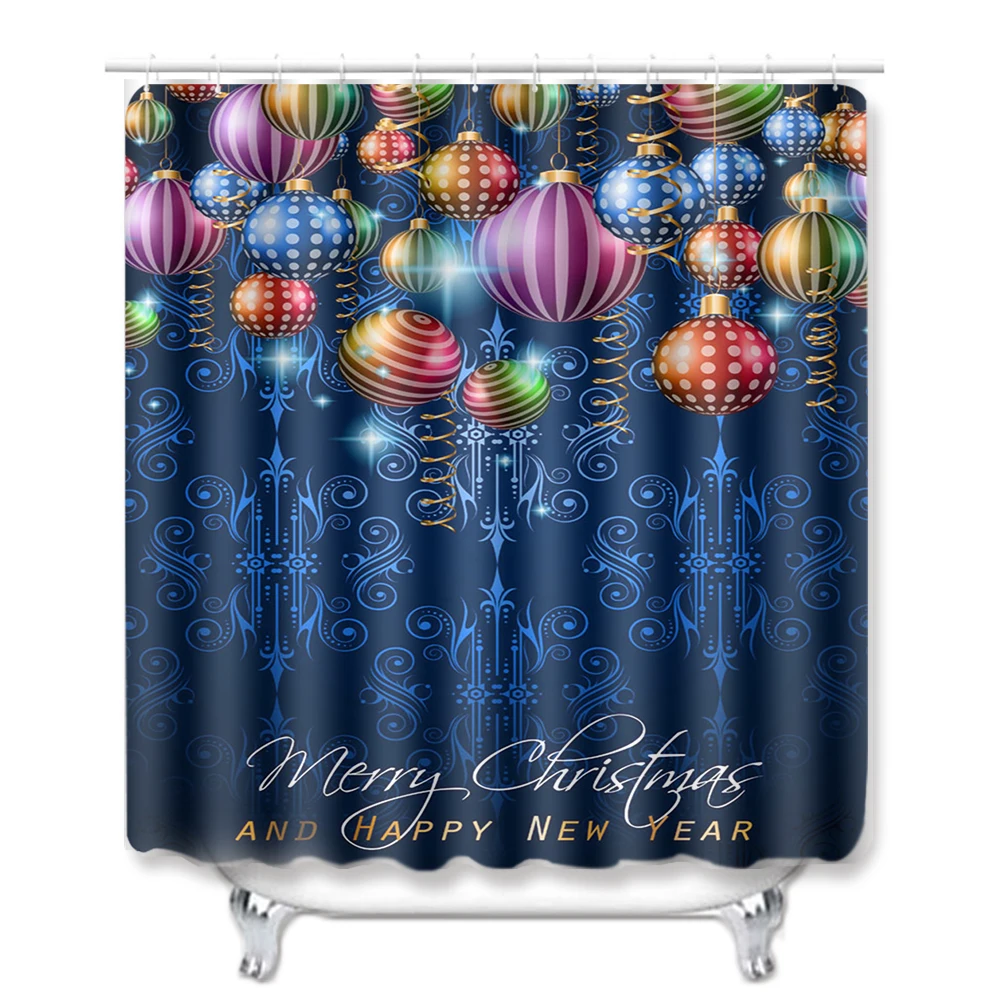 Рождественская занавеска для ванной комнаты, Рождественская занавеска для душа с крючками, защита от плесени, водонепроницаемая занавеска ...
Рождественская занавеска для ванной комнаты, Рождественская занавеска для душа с крючками, защита от плесени, водонепроницаемая занавеска ...