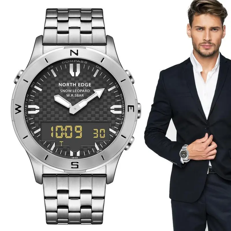 Men's Sport Watch Men's Sports Watch Large Face Waterproof Wrist Watches For Men Stainless Steel Electronic Watch Outdoor Sports
Men's Sport Watch Men's Sports Watch Large Face Waterproof Wrist Watches For Men Stainless Steel Electronic Watch Outdoor Sports