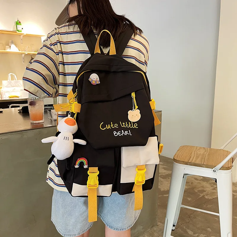 Qyahlybz school bag female primary school students girls backpack ins Japanese middle school students shoulder bags for women
Qyahlybz school bag female primary school students girls backpack ins Japanese middle school students shoulder bags for women