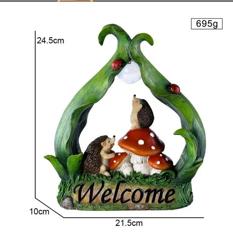 Garden Resin Hedgehog Mushroom Statue Yard Decoration with Solar Light Welcome Sign Hedgehog Ornament hedgehog hedgehog
Garden Resin Hedgehog Mushroom Statue Yard Decoration with Solar Light Welcome Sign Hedgehog Ornament hedgehog hedgehog