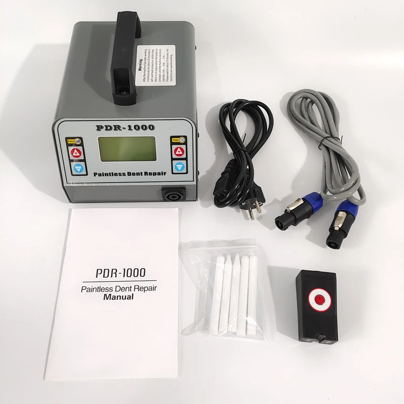 Auto Depression Repair Instrument Electromagnetic Induction Heating Sheet Metal Tool Shaping Machine Hail Pit PD1000R
Auto Depression Repair Instrument Electromagnetic Induction Heating Sheet Metal Tool Shaping Machine Hail Pit PD1000R