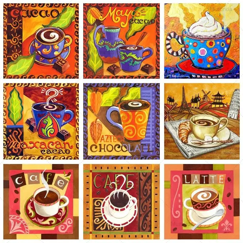 5D DIY Diamond Embroidery Coffee Drink Collection Diamond Painting Cross Stitch Mosaic Graffiti Picture Handmade Cafe Wall Art
5D DIY Diamond Embroidery Coffee Drink Collection Diamond Painting Cross Stitch Mosaic Graffiti Picture Handmade Cafe Wall Art