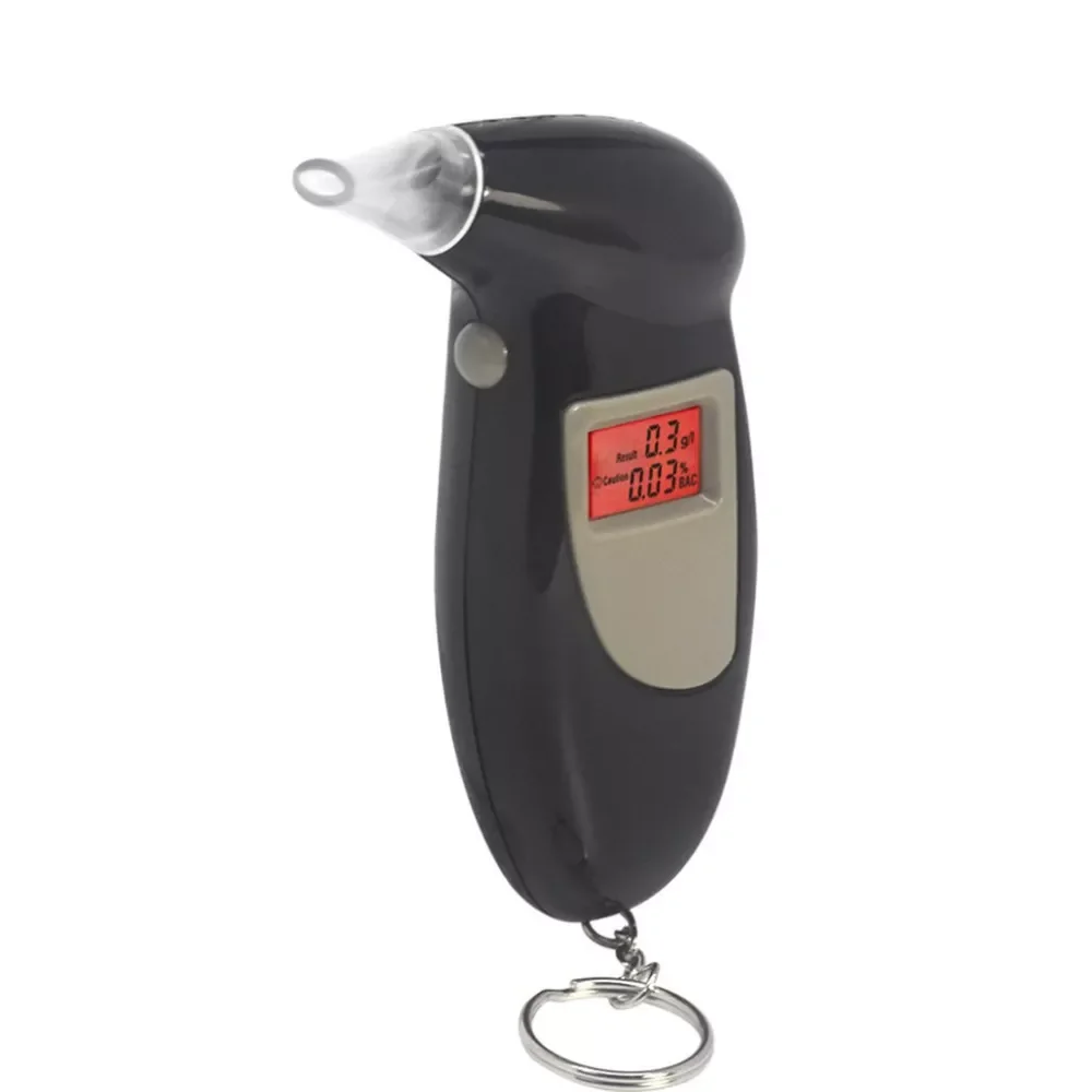 Alcohol Breath Tester Breathalyzer Analyzer Detector Test Keychain Breathalizer Breathalyser Device With LCD Screen
Alcohol Breath Tester Breathalyzer Analyzer Detector Test Keychain Breathalizer Breathalyser Device With LCD Screen