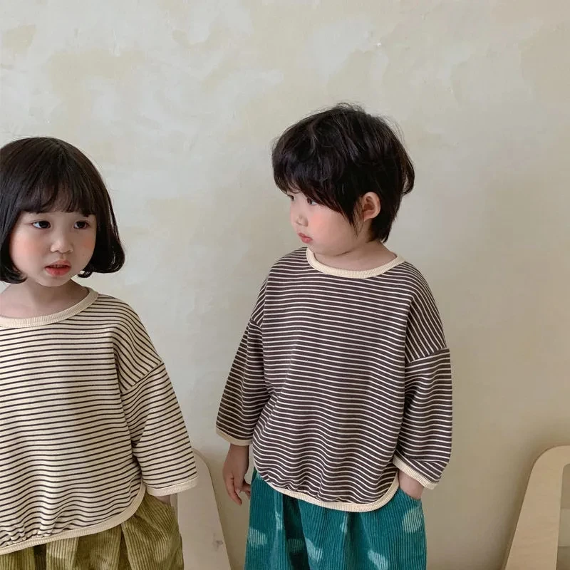 Tops Autumn New Girls Boys Spring Clothes Children's Thin Cotton Sweaters Fashion Korean Loose Baby And Children's
Tops Autumn New Girls Boys Spring Clothes Children's Thin Cotton Sweaters Fashion Korean Loose Baby And Children's