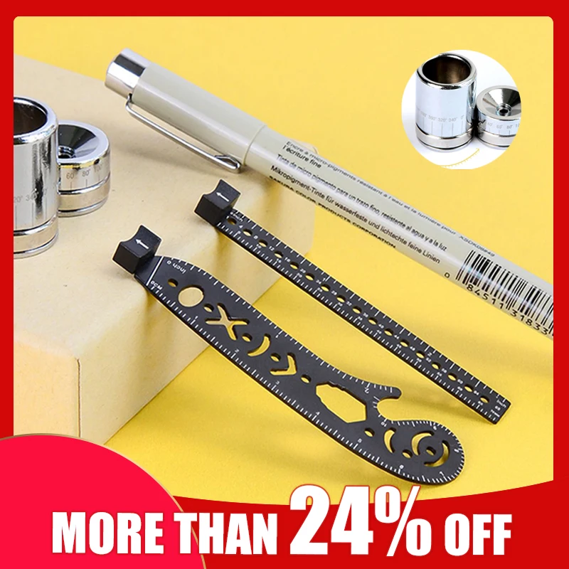 Multifunctional Drawing Ruler Magnetic Protractor Creative Sewing Tool Circle Compass Bending Measurement
Multifunctional Drawing Ruler Magnetic Protractor Creative Sewing Tool Circle Compass Bending Measurement