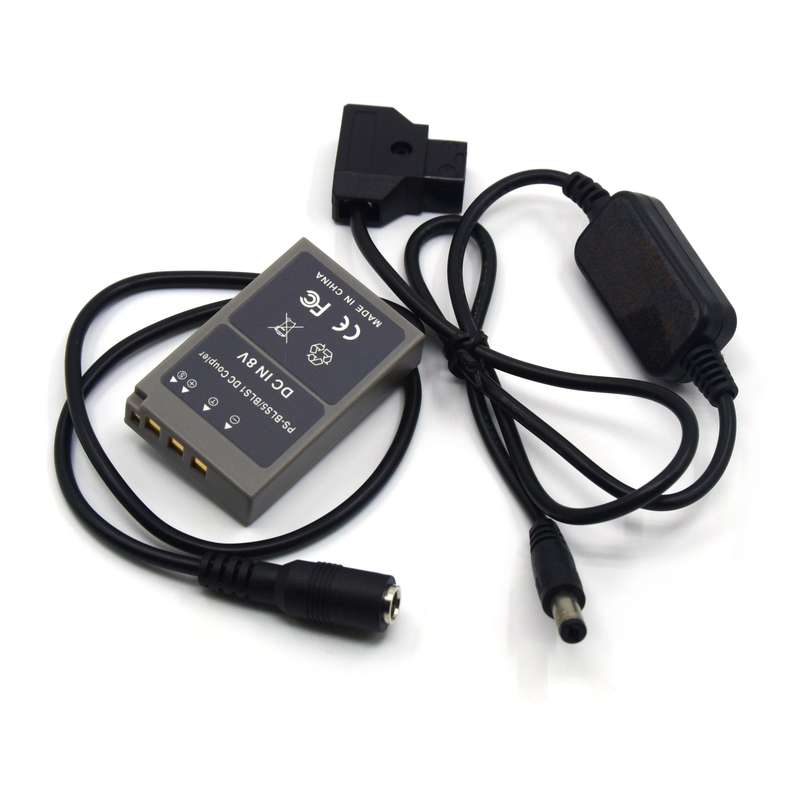 D-Tap Step-down Power Cable 8V + PS-BLS-5 Dummy Battery for Olympus PEN E-PL7 E-PL5 E-PM2 Stylus 1s OM-D E-M10 Mark II III Cam
D-Tap Step-down Power Cable 8V + PS-BLS-5 Dummy Battery for Olympus PEN E-PL7 E-PL5 E-PM2 Stylus 1s OM-D E-M10 Mark II III Cam