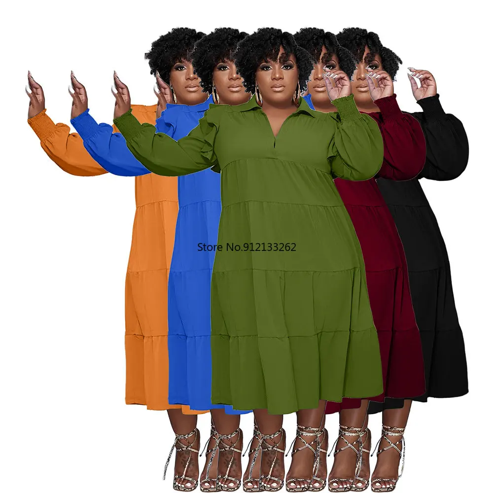 XL-5XL африканские платья для женщин, Осеннее Африканское платье с длинным рукавом и V-образным вырезом, однотонное платье из полиэстера, африк...
XL-5XL африканские платья для женщин, Осеннее Африканское платье с длинным рукавом и V-образным вырезом, однотонное платье из полиэстера, африк...