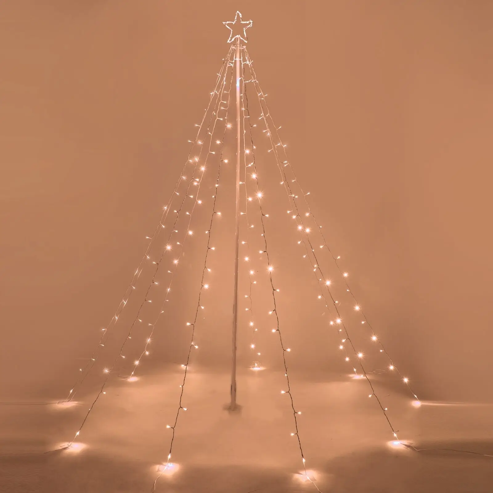 8FT Lighted Spiral Christmas Trees Low Energy Consumption Light /WARM 
8FT Lighted Spiral Christmas Trees Low Energy Consumption Light /WARM